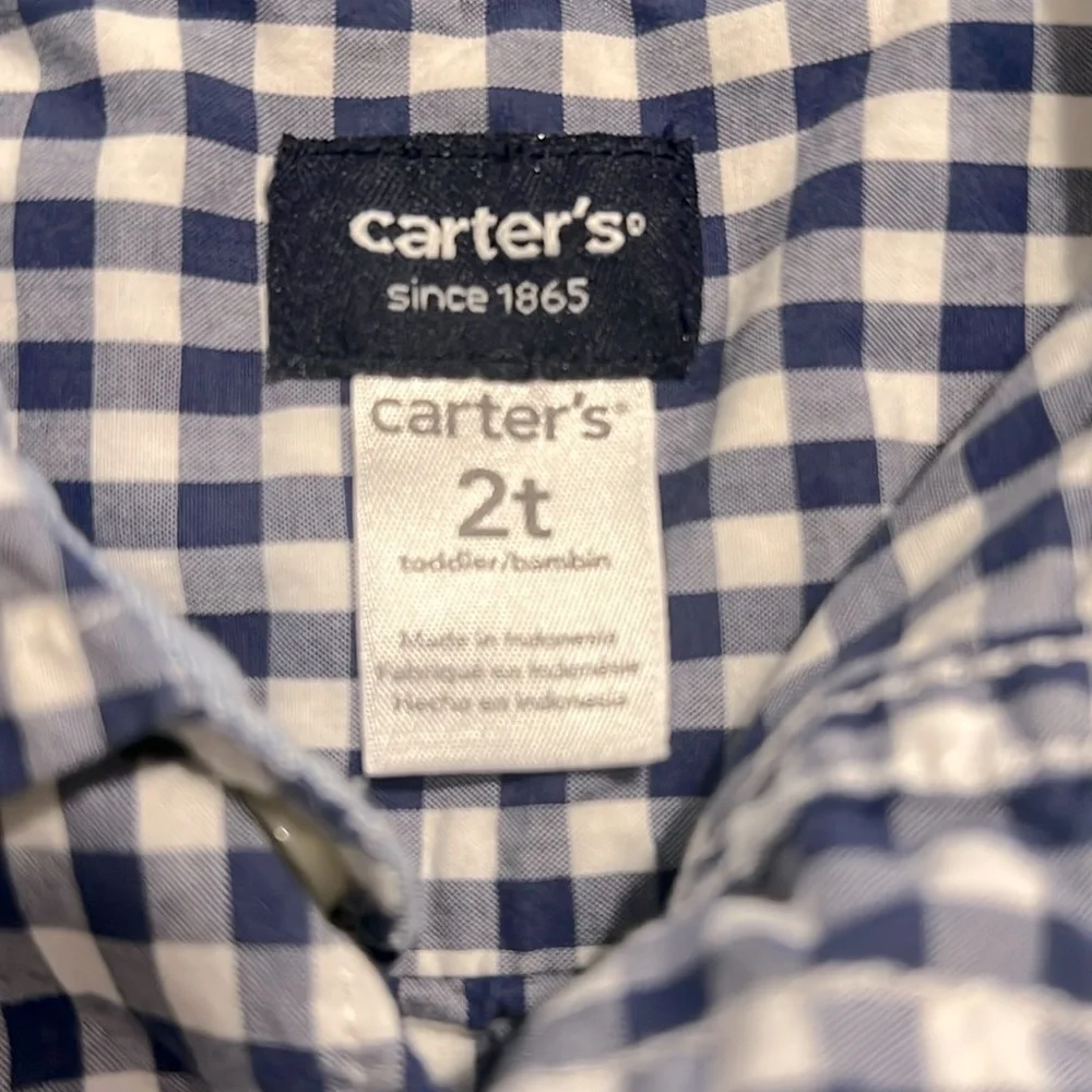 Carters size button